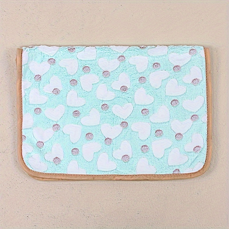Comfortable And Breathable Cute Cartoon Pattern Dog Bed Blanket Washable Pet Blanket Cat And Dog Nest Mat