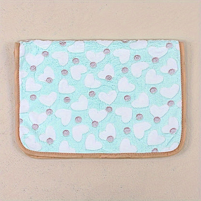 Comfortable And Breathable Cute Cartoon Pattern Dog Bed Blanket Washable Pet Blanket Cat And Dog Nest Mat