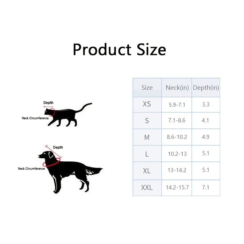 Pet Anti-Scratch and Anti-Bite Elizabeth Collar