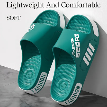 Men'S Summer Sporty and Stylish Sandals | Breathable Lightweight Soft Sole, All-Season Comfort Slippers, Casual Outdoor Unisex Beach Sandals, EVA Material, Round Toe