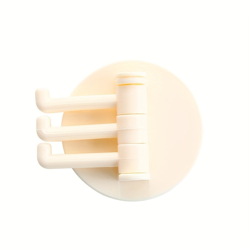 Organize Your Kitchen & Bathroom with this Self-Adhesive 3-Hook Rack & Key Holder!