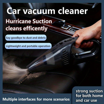 12V Handheld Vacuum Cleaner, Hand Held Car Vacuum Cleaner Strong Suction 8000PA, Portable Mini Hand Vacuum Dust Busters Cleaner for Car, Home And Pet
