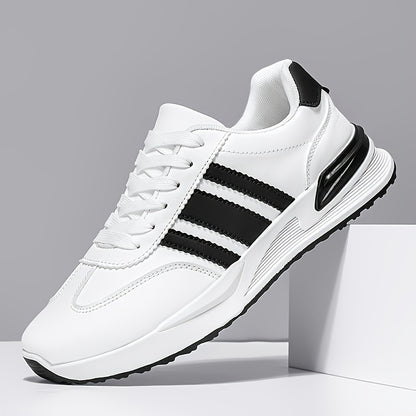 Men's Big Size Road Running Shoes, Outdoor Walking Shoes, Trendy Versatile Sports Casual Shoes, Low-Top Fashion Student Skate Shoes for All Seasons: Spring, Summer, Autumn