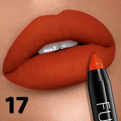 [Long-Lasting Lipstick] Highly Pigmented, Long-Lasting Lipstick | Lip Plumper, Lip Oil, Lip Tint, Moisturizing Lip Balm, Waterproof Lip Plumping Gloss