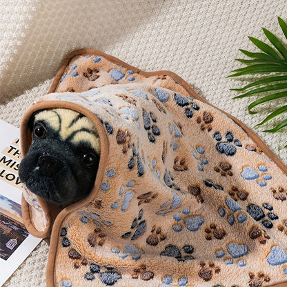 Comfortable And Breathable Cute Cartoon Pattern Dog Bed Blanket Washable Pet Blanket Cat And Dog Nest Mat