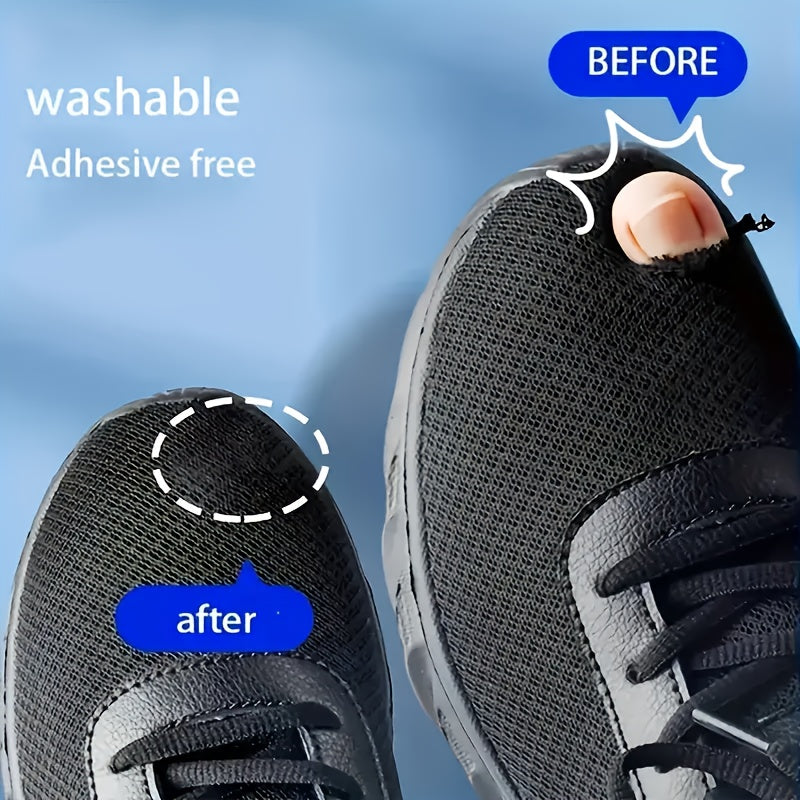 A Set of 6 Self-adhesive Shoe Patches for Repairing Side Damage, Mending Holes in Shoe Linings, and Applying to Worn Areas on Sneaker Heels. Durable, Scratch-resistant, and Wear-resistant, They Repair Tears and Abrasions