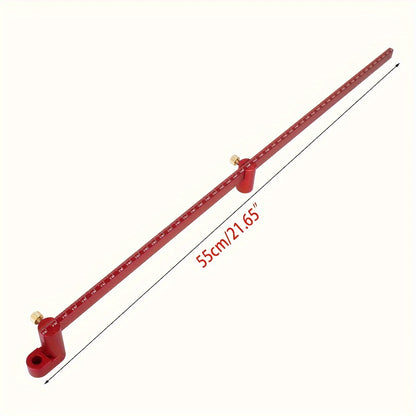[Aluminum Scribing Gauge] 1pc Aluminum Woodworking Scribing Gauge | 320mm/550mm Center Finder Ruler | Lengthening Circle Ruler Compass for Woodturners Bowls Lathe Work