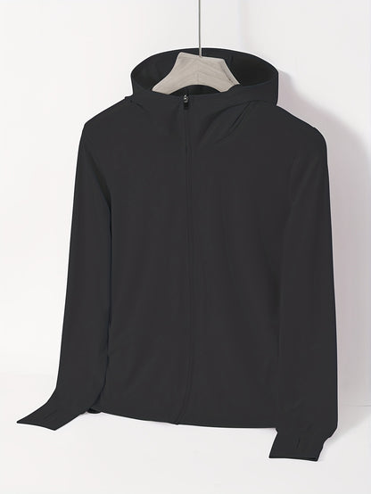 Women'S Lightweight Summer Protection Swimsuit Jacket with Front Zipper - Breathable & Stretchy Fabric, Ideal for Beach, Pool, and Fishing