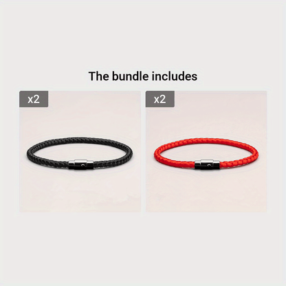 1pc of Rope Bracelet for Men And Women, Red Thread Bracelet Designed to Attract, Magnetic Couple Bracelet