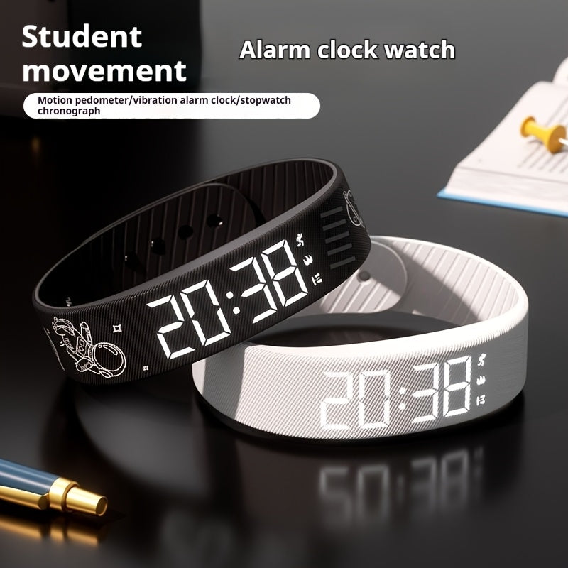 2025 New Multi-Functional Minimalist and Stylish Unisex Digital Watch with Alarm, Pedometer, Stopwatch, Luminous Display. A Fashionable Sports Multi-Function Wristwatch for Students, Comfortable to Wear Without Feeling. Perfect Holiday Gift for Any
