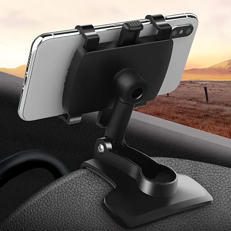 Car Dashboard Phone Holder - a Secure Adjustable Mount Suitable for Iphone, Samsung Galaxy, Etc. - Easy to Install with a Design for Safe Driving