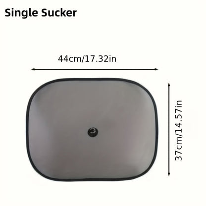 Two Car Suction Cup Sunshades, Side Window Sunshades for Car Windows to Block Sunlight And Heat.