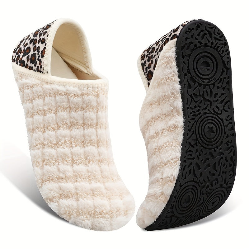Women And Men Rubber Sole Soft-Lightweight Flat Shoes Non Slip House Gifts for Couple Slipper Designed for Wide Feet, Women Shoes