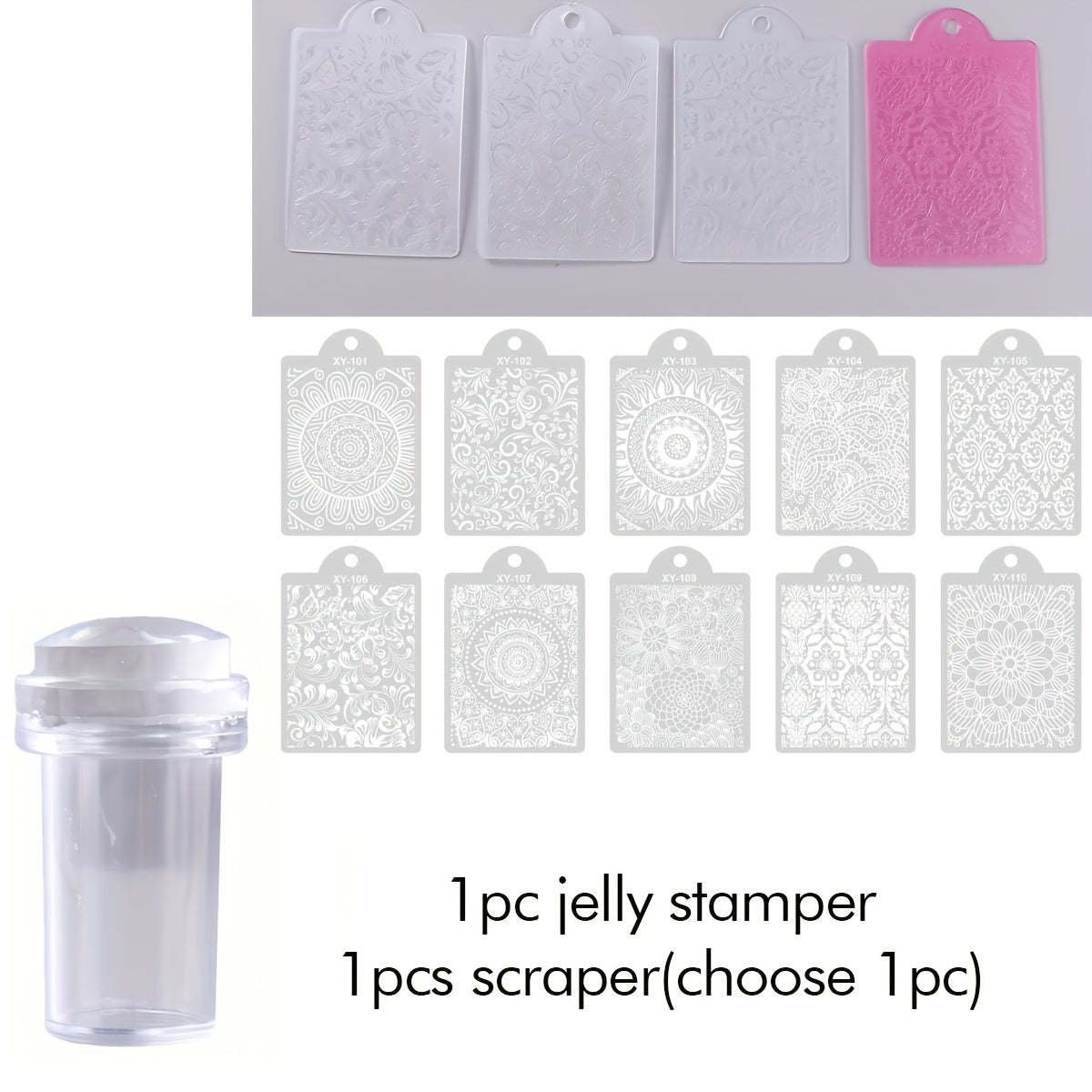 [Colorful Stamp Scraper Set] Colorful Small Stamp Scraper Set - Random Scraper Style (1988)
