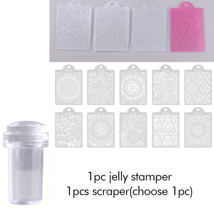 [Colorful Stamp Scraper Set] Colorful Small Stamp Scraper Set - Random Scraper Style (1988)