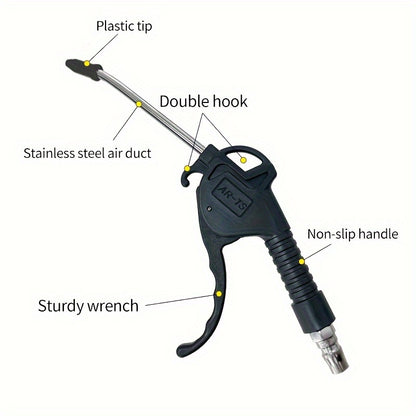 Black Extended Dust Blower And Cleaning Gun