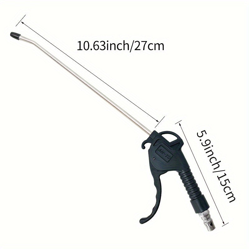 Black Extended Dust Blower And Cleaning Gun