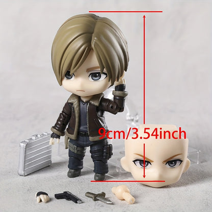 Anime/Game Themed Collectible Action Figure with Interchangeable Hands, Face & Accessories - PVC Swap-Out Parts Model for Tabletop Display, 3.54-inch (for...) - Collectible for Hobbyists & Gamers