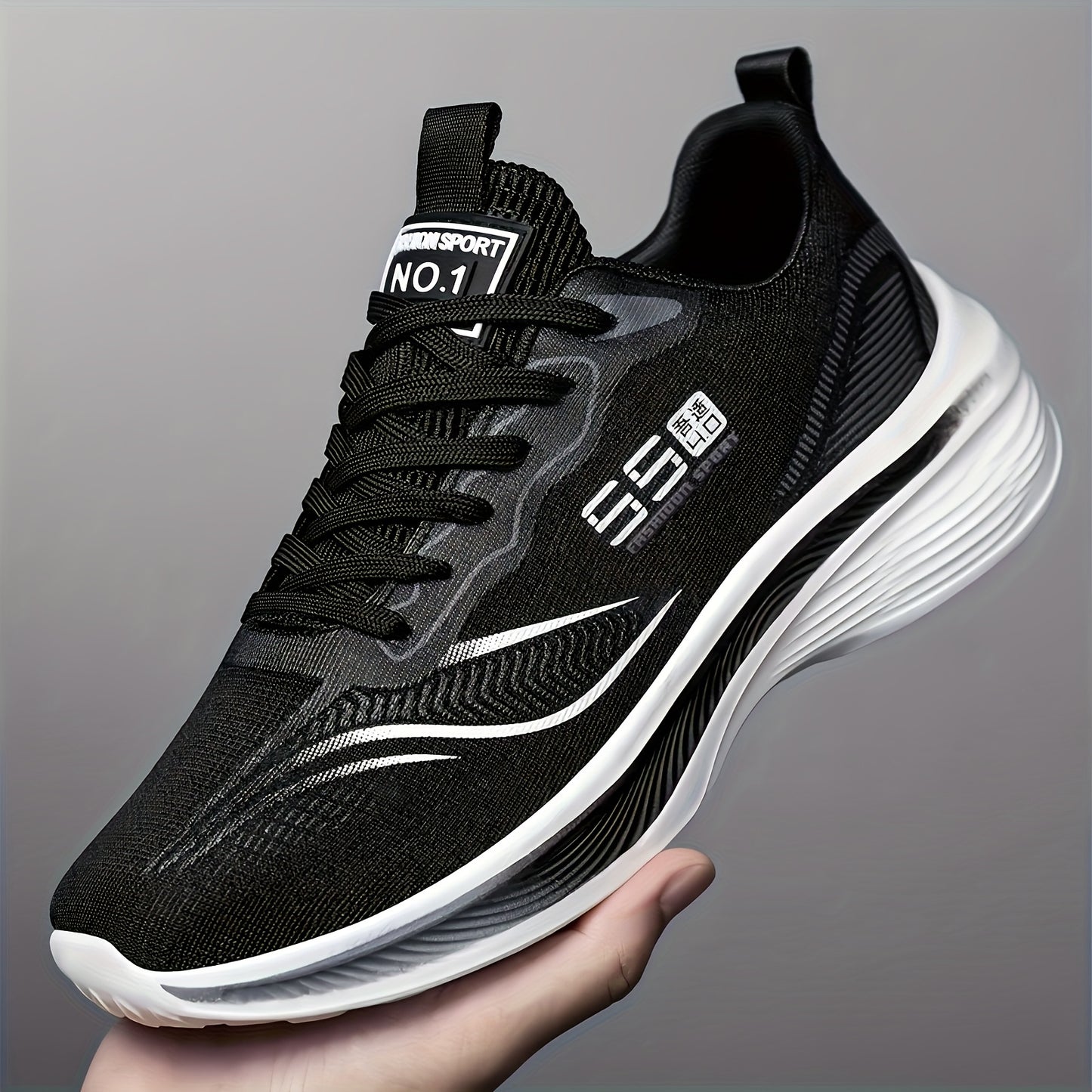 Suitable for All Four Seasons, These New Men'S Cold Adhesive Shoes Are Lightweight, Breathable, And Designed for Casual Running with a Soft, Non-Slip Sole