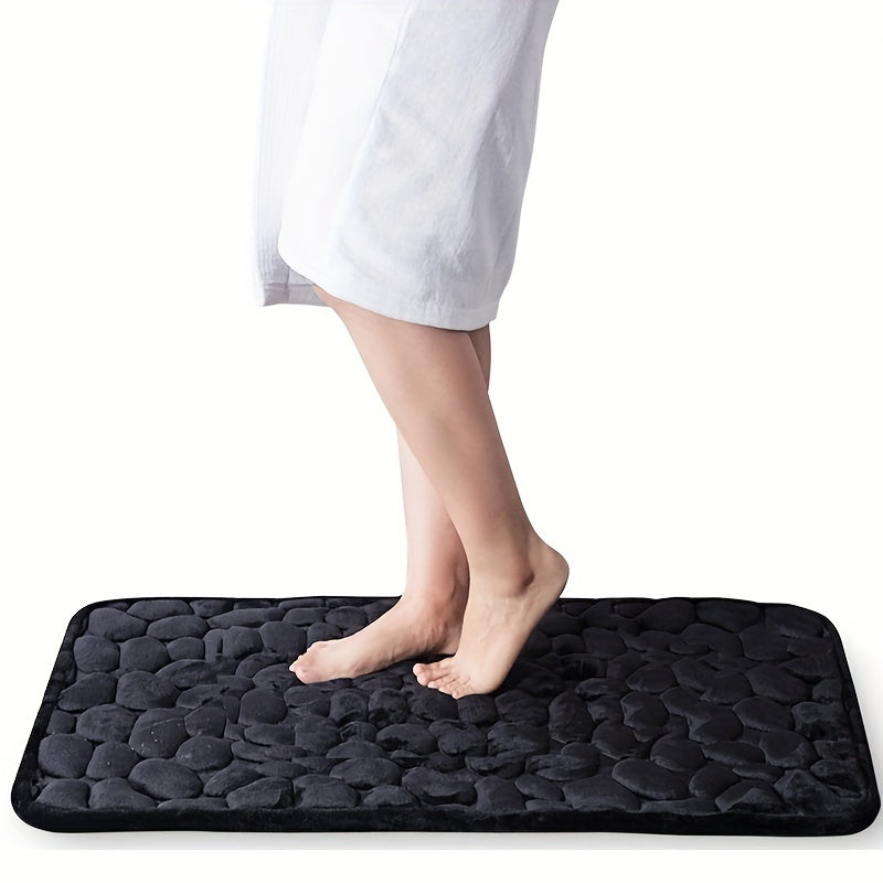Easy Bathroom Door Mat, Non-Slip Floor Mat for The Bathroom, Absorbent Foot Mat, Soft And Comfortable Mat for The Entrance