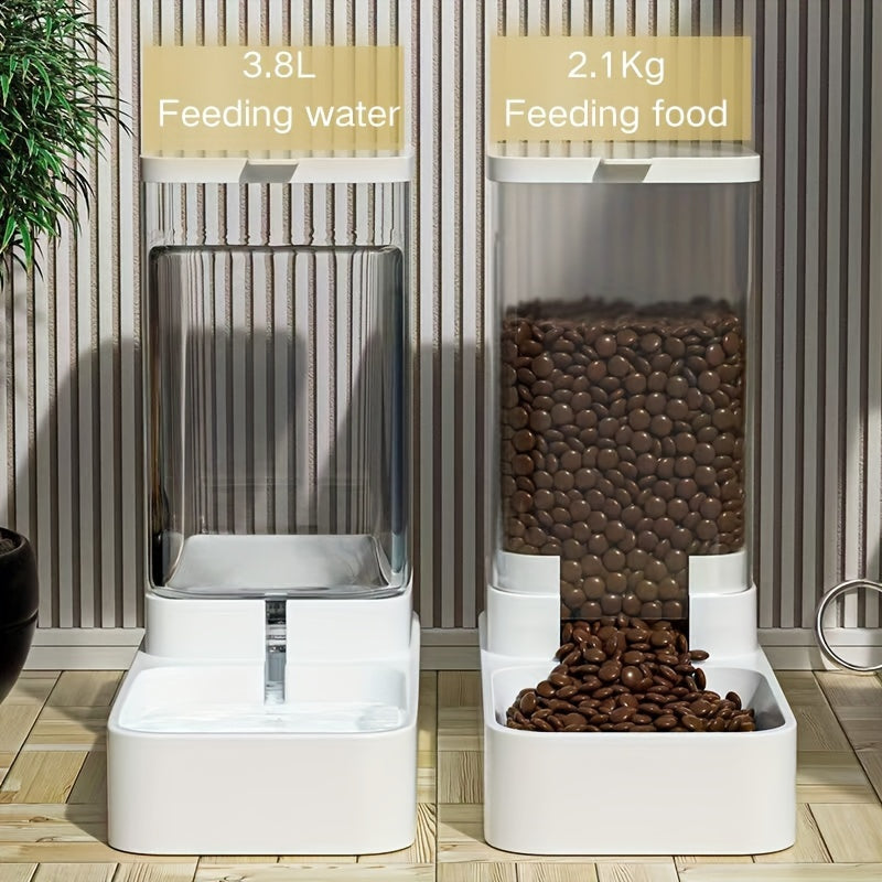 Gravity Pet Feeder - Automatic Dog Feeder and Dog Water Dispenser for Dogs Cats Pets Animals