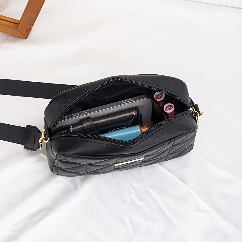 New Summer Women'S Embroidered Shoulder Bag, Stylish Crossbody Bag, Perfect for Daily Outfits, Can Hold Phone And Cosmetics, Small Square Bag.
