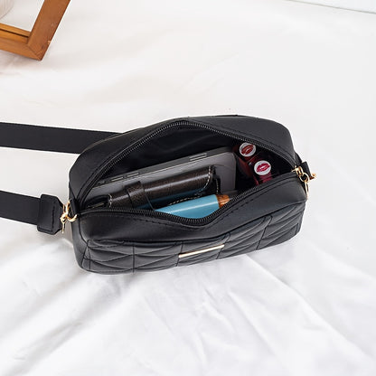 New Summer Women'S Embroidered Shoulder Bag, Stylish Crossbody Bag, Perfect for Daily Outfits, Can Hold Phone And Cosmetics, Small Square Bag.
