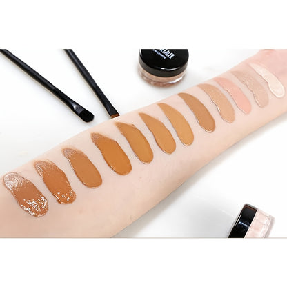 Concealer Foundation Professional Full Cover Matte Base Make Up Waterproof, Moisturizing And Brightening Liquid Foundation