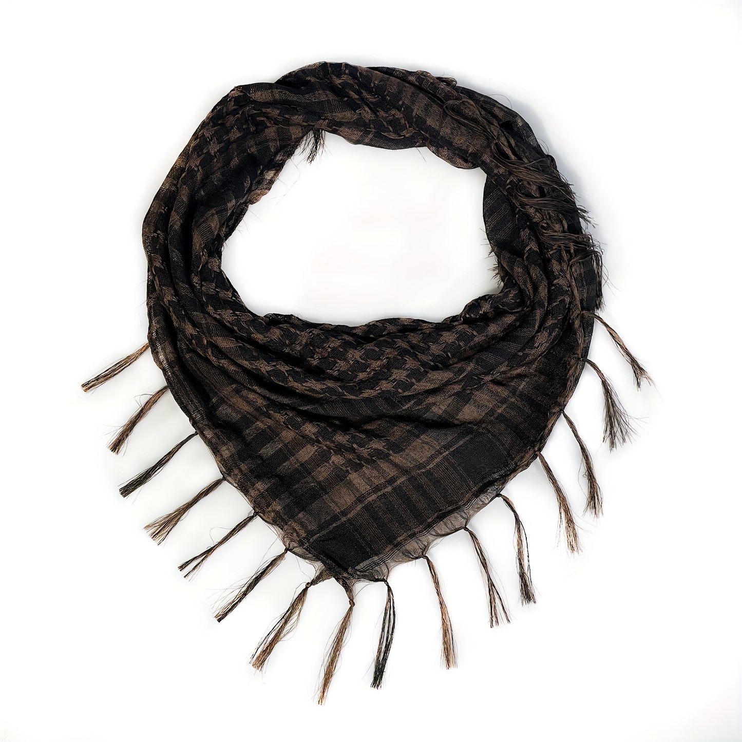 Men Women Scarf Plaid Tartan Lightweight