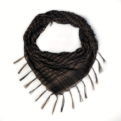 Men Women Scarf Plaid Tartan Lightweight