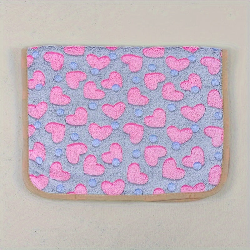 Comfortable And Breathable Cute Cartoon Pattern Dog Bed Blanket Washable Pet Blanket Cat And Dog Nest Mat