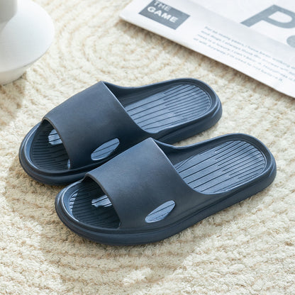 Home Relaxation, Summer EVA Slides - Lightweight, Non-Slip Indoor/Outdoor Slide Sandals in Yellow, Orange, And Black for Home, Bathroom, And Spa Use, Indoor Slippers
