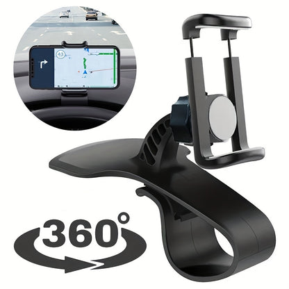 Versatile Universal Car Phone Holder with an Easy Clip Design for Mounting on The Dashboard, Suitable for GPS Navigation And Phone Support