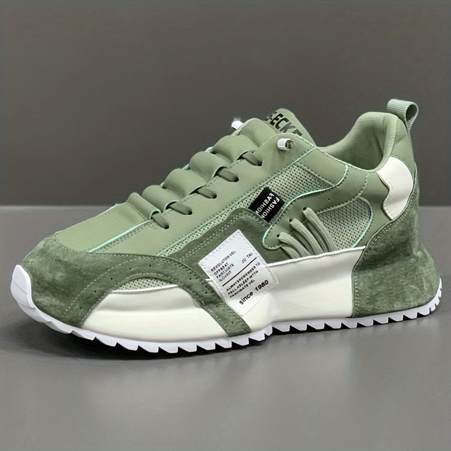 Men'S Breathable New Style Thick-Soled Dad Sneakers, Casual Height-Increasing Popular Sports Shoes