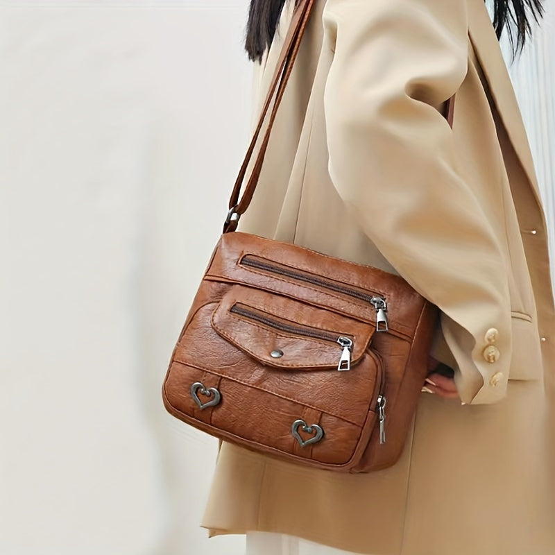 Ladies' Handbag Soft Bag, Stylish Casual Travel Shoulder Crossbody Bag