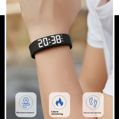 2025 New Multi-Functional Minimalist and Stylish Unisex Digital Watch with Alarm, Pedometer, Stopwatch, Luminous Display. A Fashionable Sports Multi-Function Wristwatch for Students, Comfortable to Wear Without Feeling. Perfect Holiday Gift for Any