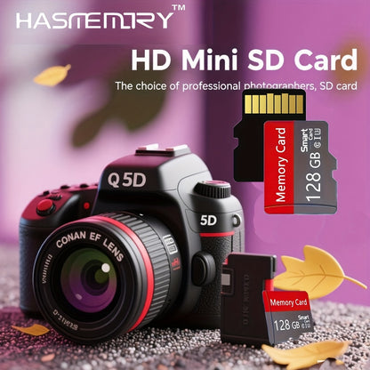 Memory Card, Tf Card, Red And Grey High-Speed Class 10 U3 Mini SD Cards, 512MB, 8GB, 16GB, 32GB, 64GB, 128GB, Reliable And Secure Performance for Smartphones, Tablets, Cameras, Surveillance Cameras