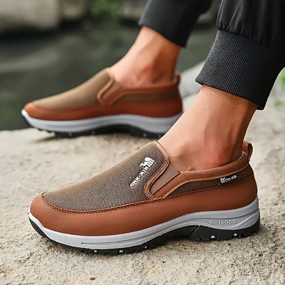 Men'S Solid Color Casual Sports Shoes, New Comfortable And Lightweight Single Shoes Are Good for Everyday Wear
