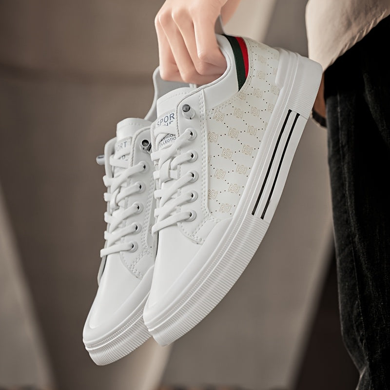 A Pair of Unisex Low-Top Sports & Casual Shoes | Comfortable Breathable PU Upper, Fabric Lining, Durable PUC Sole, Elastic Band Closure, Suitable for Camping, Fitness, Hiking, Versatile Use, Ideal Valentine'S Day Gift