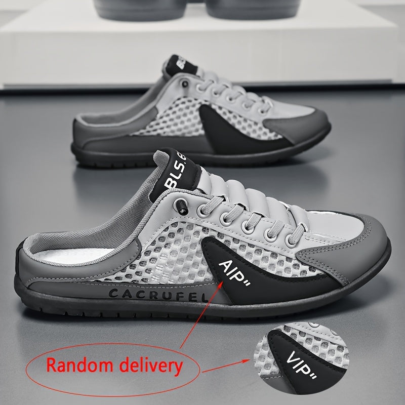 [Anti-Slip|Casual Shoes] Zhenyuezuo Anti-Slip Casual Shoes | New Fashion Versatile Half Slippers