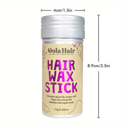 [Hair Wax Stick] Hair Wax Stick, Wax Stick for Hair Slick Stick, Hair Wax Stick for Flyaways Hair Gel Stick Non-Greasy Styling Cream for Fly Away & Edge Control Frizz Hair 2.7oz, Hair wax stick for Youngsters
