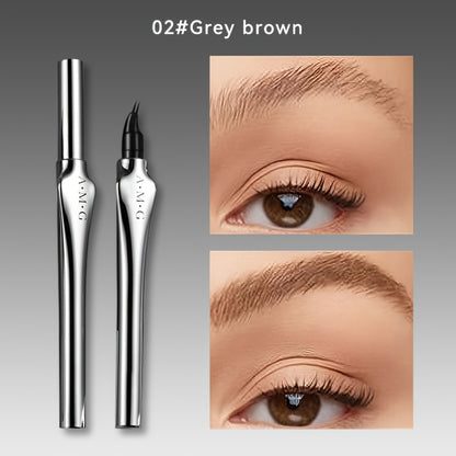 Dual-tip Eyebrow Pencil - Ultra-long Lasting, Waterproof and Sweatproof, Resists Fading. Features a Micro-forked Tip Applicator for Natural, Well-defined Brows. Available in 3 Shades to Suit All Makeup Looks. Beginner-friendly and Travel-friendly.