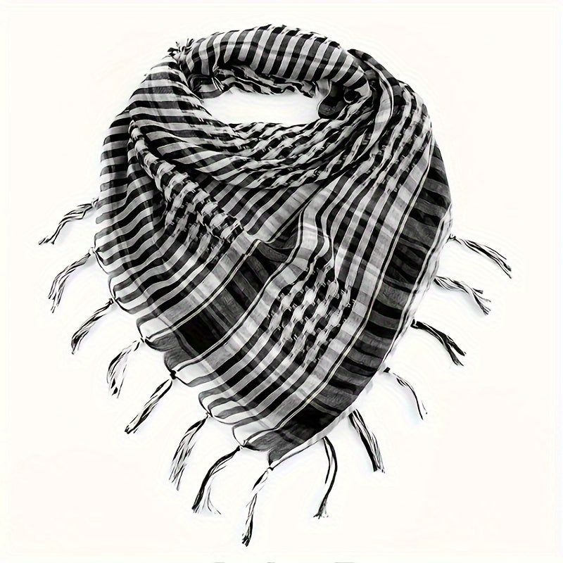Men Women Scarf Plaid Tartan Lightweight