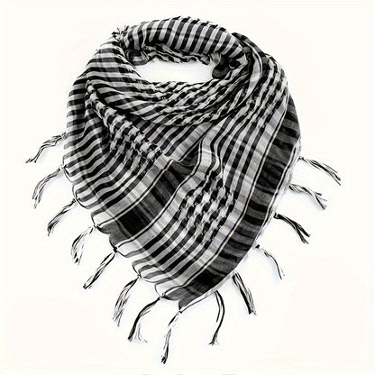 Men Women Scarf Plaid Tartan Lightweight