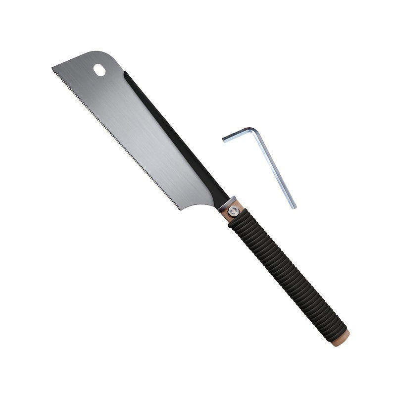 Japanese Pull Saw SK5 Flexible Blade Hand Saw 6-10/17TPI 9.3in Double-Edge Blade, 17 TPI 10in Single-Edge Blade Flush Cut Saw for Woodworking Tools