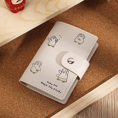 Compact Cardholder with Multiple Slots for Driving Licenses And Cute Personal Items, Also Serves As Coin Purse