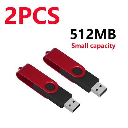 [Usb Flash Drive] 2pcs USB Flash Drive 8GB 4GB 2GB 1GB 512MB 256MB 128MB 64MB USB 2.0 High Speed U Disk USB Disk Metal Pen Drive USB Drive for PC/Laptops/Tablets/Mobile PhonesCar Audio/Game Console/Audio - Store Your Files Securely!