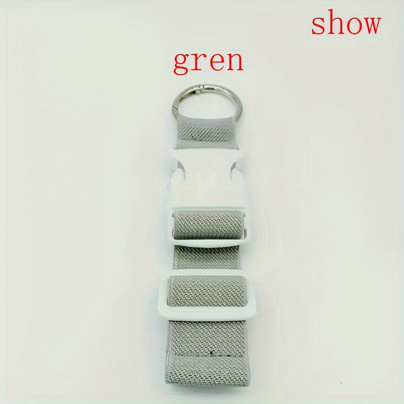 Zinc alloy hanging ring, backpack strap, luggage strap, portable backpack expanson strap, outdoor sports and tourism strap