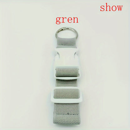 Zinc alloy hanging ring, backpack strap, luggage strap, portable backpack expanson strap, outdoor sports and tourism strap
