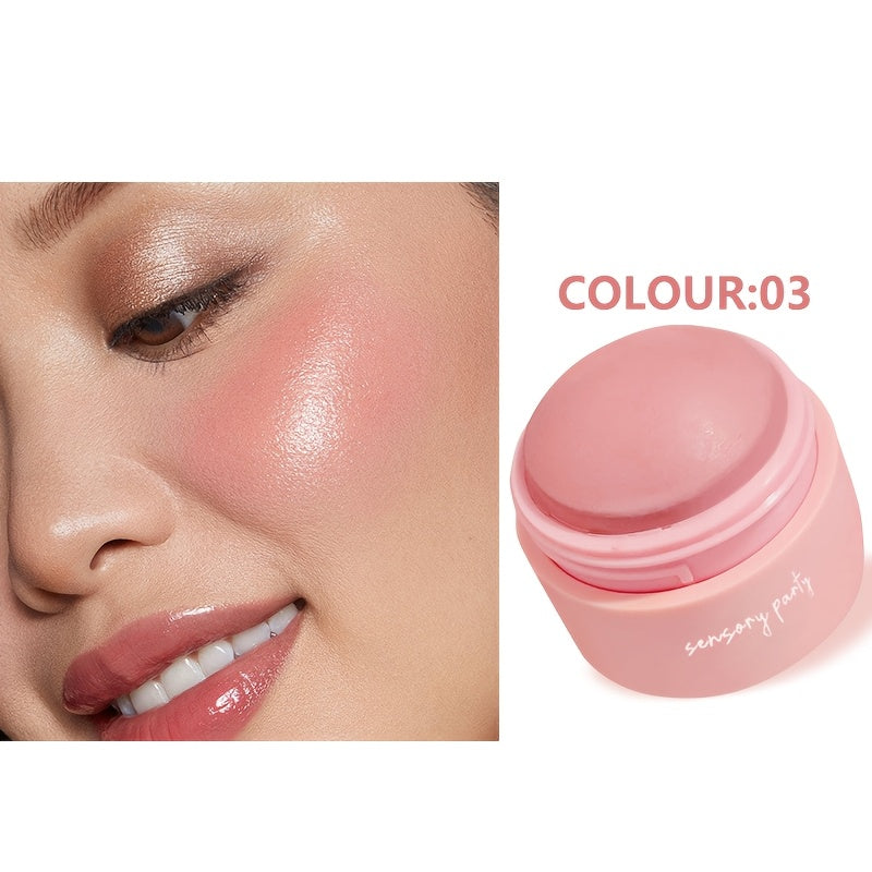 6 Color Blush Ball Peach Pink Blush Matte Mist Instant Makeup for Any Crowd to Enhance the Complexion and Make the Skin Look Flawless